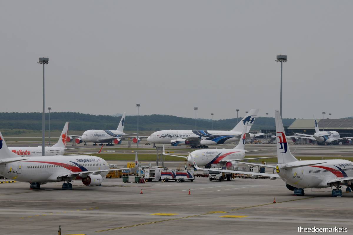 Malaysia Airlines has implemented various initiatives, including efficiency measures, investments in sustainability solutions and waste reduction across its operations to address sustainability goals. (Photo by Mohd Suhaimi Mohamed Yusuf/The Edge)